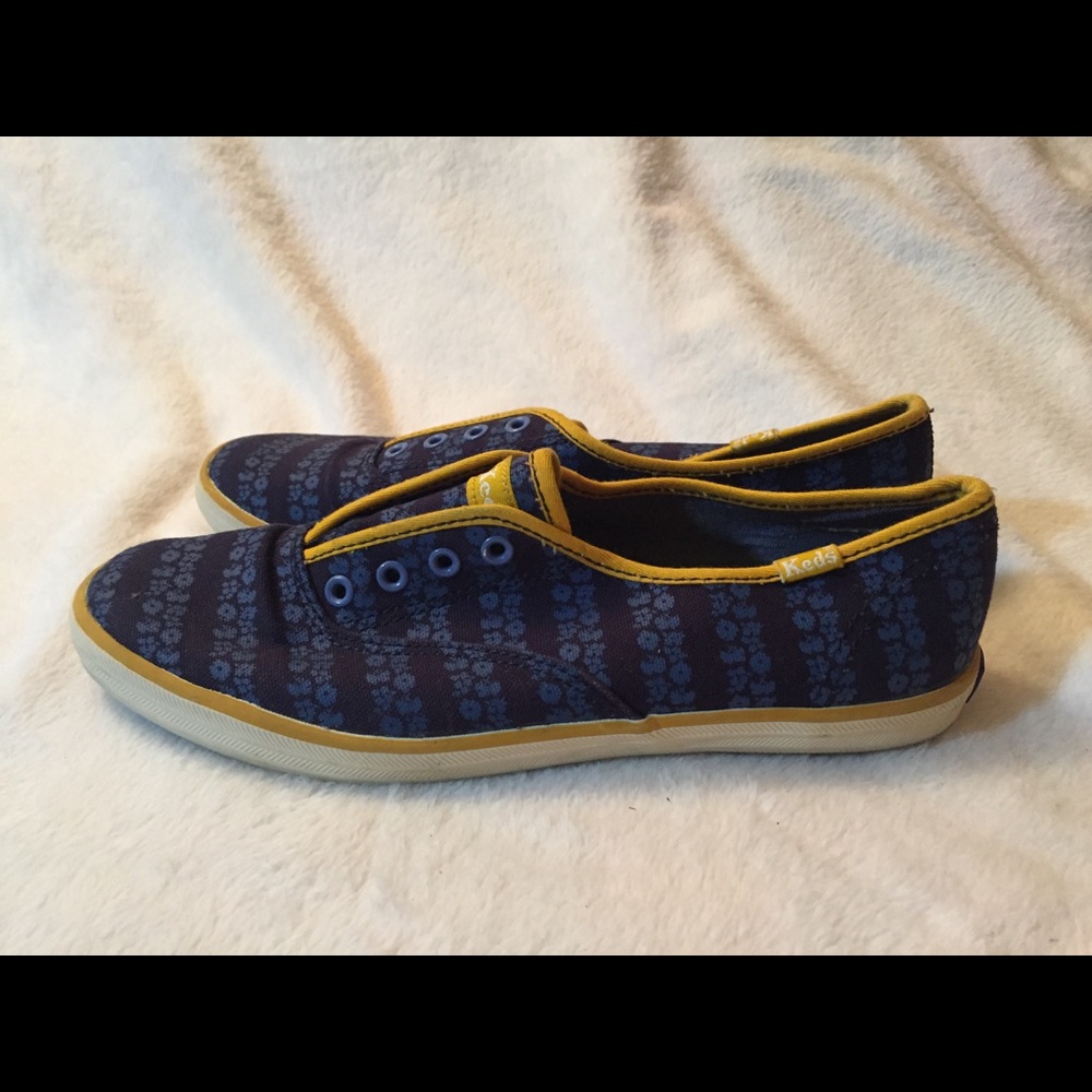 Keds sneakers US 7 blue and yellow